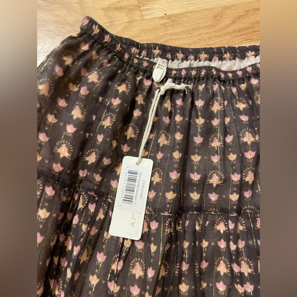 NWT Spell and the Gypsy collective desert rose skirt in raven brown size small - Picture 6 of 6
